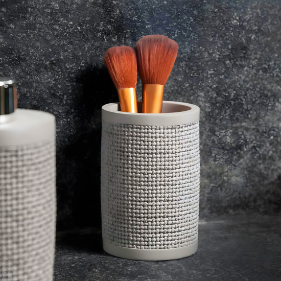 Ceramic Bathroom Set - 4 Pcs